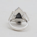 925 Sterling Silver Dendritic Opal Rings