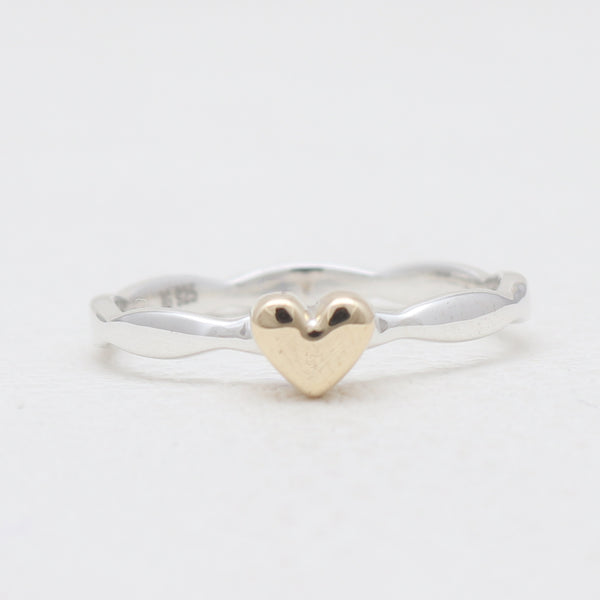 925 Sterling Silver Heart Rings