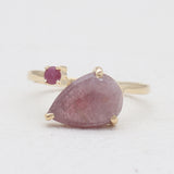 Gold Vermeil Lapis Lazuli Adjustable Rings