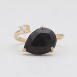 Gold Vermeil Lapis Lazuli Adjustable Rings