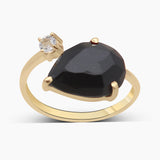 Gold Vermeil Lapis Lazuli Adjustable Rings