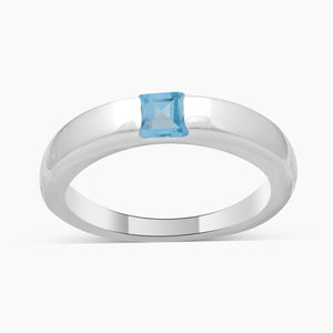 Amethyst Silver Rings