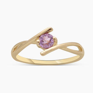 Gold Vermeil Amethyst Rings