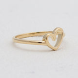 Gold Vermeil Heart Rings