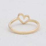 Gold Vermeil Heart Rings