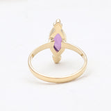 925 Silver Gold Plated Hessonite Rings