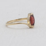 Gold Vermeil Garnet Rings