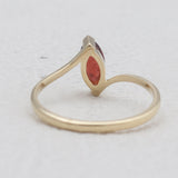 Gold Vermeil Garnet Rings
