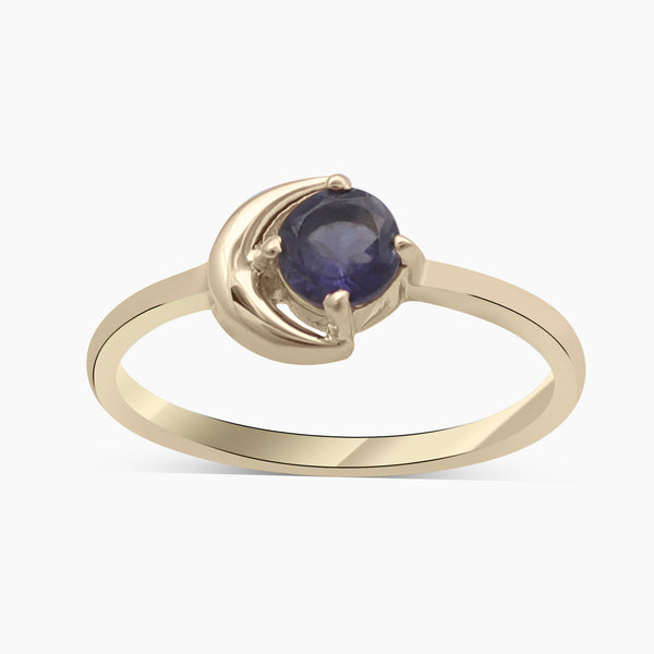 Gold Vermeil Iolite Rings