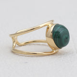 925 Silver Gold Plated Black Onyx Rings