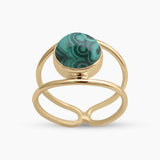 925 Silver Gold Plated Black Onyx Rings