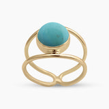 925 Silver Gold Plated Black Onyx Rings