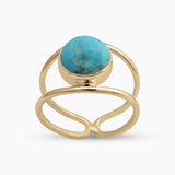 925 Silver Gold Plated Black Onyx Rings