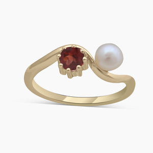 Gold Vermeil Garnet Rings
