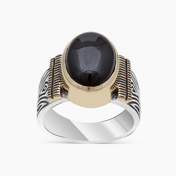 925 Sterling Silver Black Onyx Rings