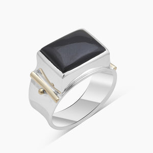 925 Sterling Silver Black Onyx Rings