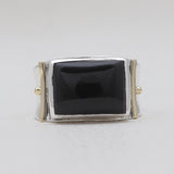 925 Sterling Silver Black Onyx Rings