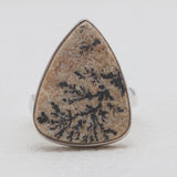 Russian Dendritic Silver Rings