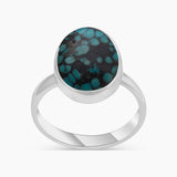 Tibetan Turquoise Silver Rings