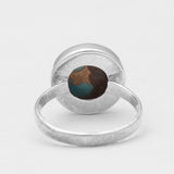 Lava Mexican Turquoise Silver Rings
