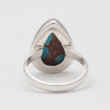 Lava Mexican Turquoise Silver Rings