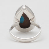 Lava Mexican Turquoise Silver Rings