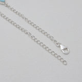 Larimar Silver Necklace Jewelry Sets