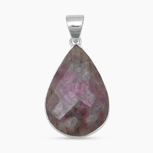 Ruby Kyanite Silver Pendants