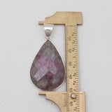 Ruby Kyanite Silver Pendants