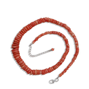 Pink Opal Beads Necklace