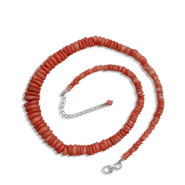 Pink Opal Beads Necklace