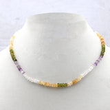 Multi Stone Beads Necklace