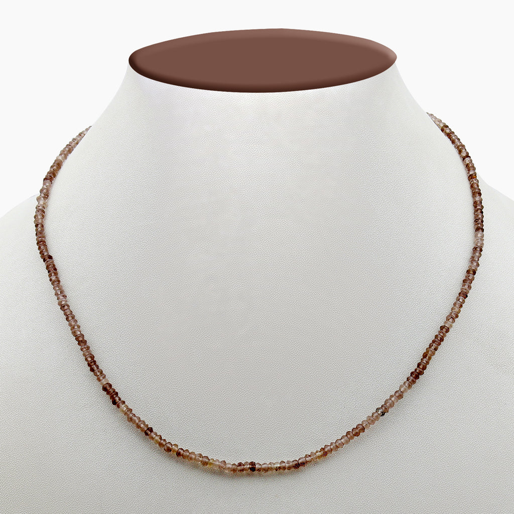 Smoky Quartz Beads Necklace