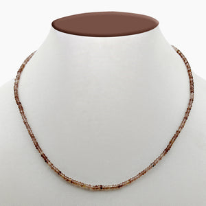 Smoky Quartz Beads Necklace