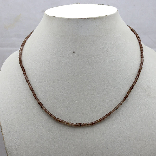 Smoky Quartz Beads Necklace