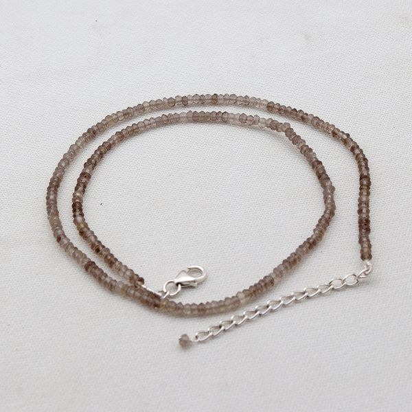 Smoky Quartz Beads Necklace