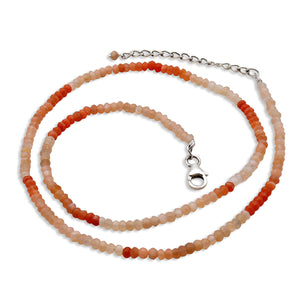 Moon Stone Beads Necklace