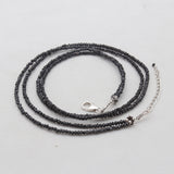 Black Spinal Beads Necklace