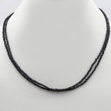 Black Spinal Beads Necklace