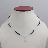 Lapis Lazuli Silver Necklace