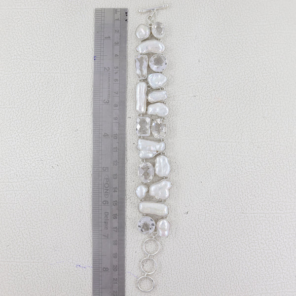 925 Silver Fresh Water Pearl Bracelets