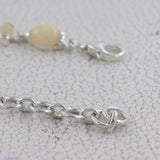 Ethiopian Opal Silver Bracelet