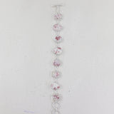 Thulite Sterling Silver Chain Bracelet