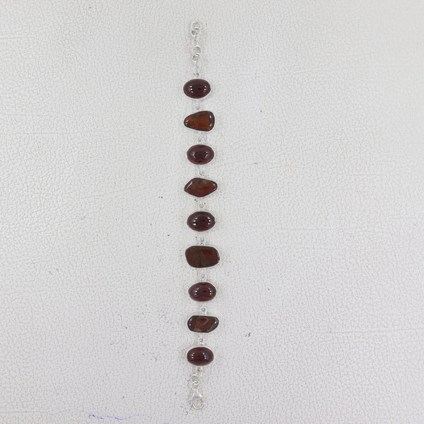 925 Sterling Silver Hessonite Bracelets