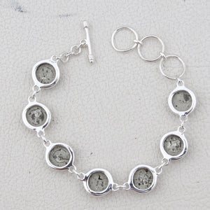 925 Sterling Silver Pyrite Bracelets