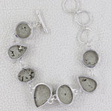 Natural Pyrite Gemstone Bracelet for Women 925 Sterling Silver