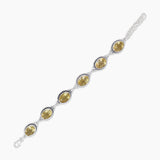 925 Sterling Silver Citrine Bracelets