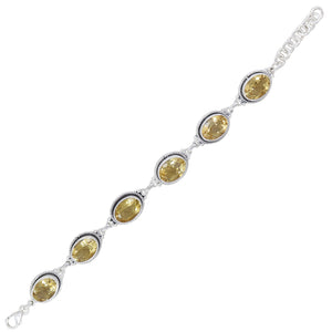 925 Sterling Silver Citrine Bracelets