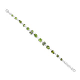 Natural Peridot Bracelet for Women 925 Sterling Silver