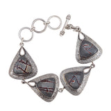 Natural Sonora Dendric Sterling Silver Jewelry Set